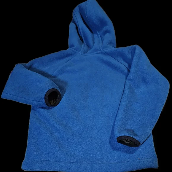 The North Face Jacket TNF Denali Hoodie Fleece Sherpa Lined Blue Kid's Size 4T - Picture 3 of 7